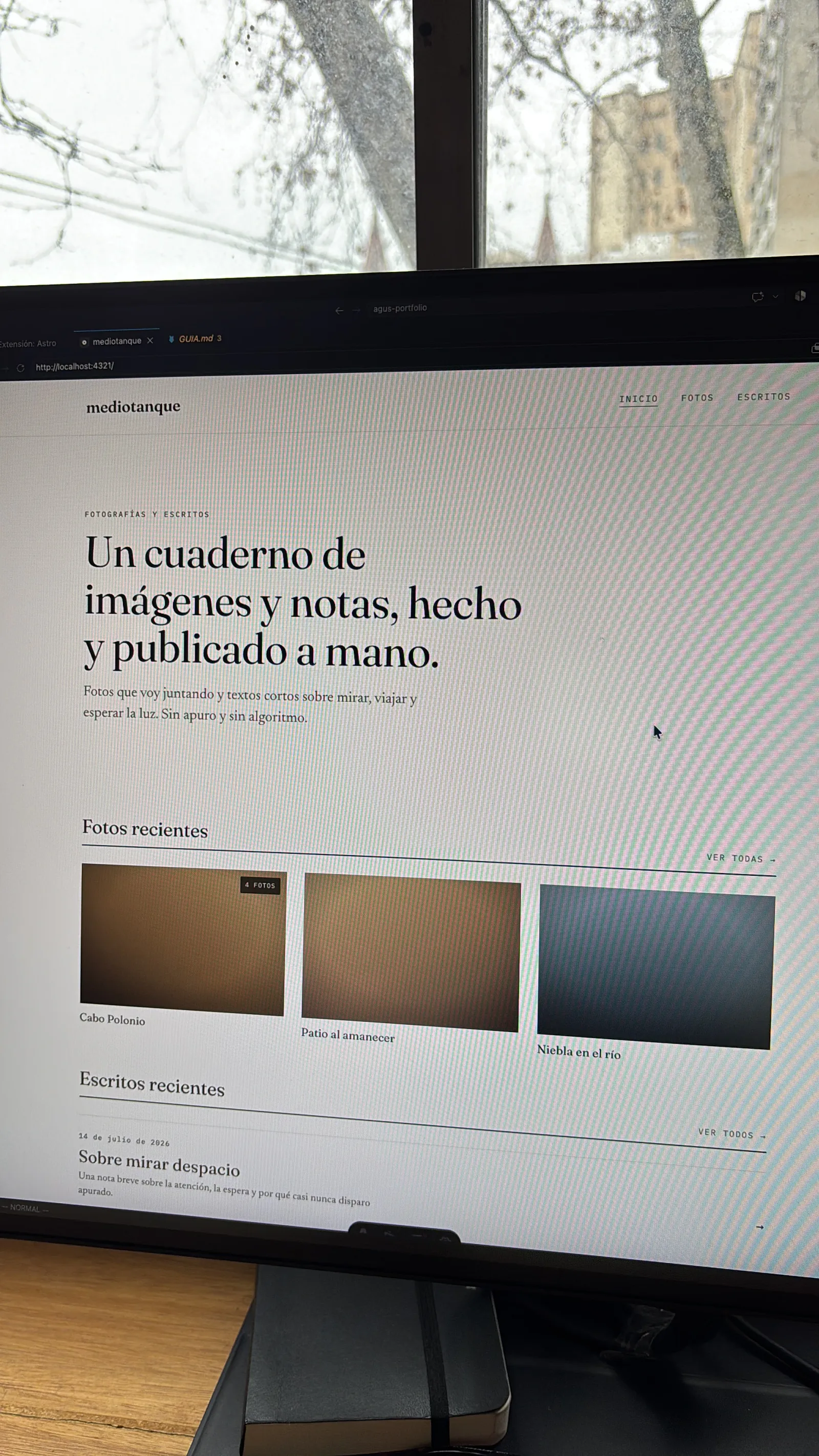 Hoy se crea mi página — 1 de 2